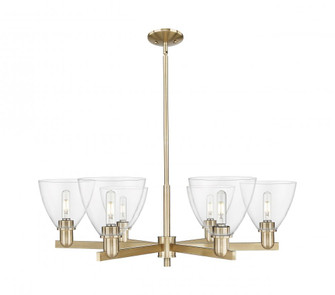 Bristol - 6 Light - 37 inch - Champagne Bronze - Stem hung - Chandelier (3442|716-6CR-CB-GBD-752)
