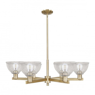 Arietta - 6 Light - 38 inch - Champagne Bronze - Stem hung - Chandelier (3442|716-6CR-CB-G422)