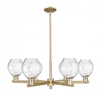 Waverly - 6 Light - 36 inch - Champagne Bronze - Stem hung - Chandelier (3442|716-6CR-CB-G362)