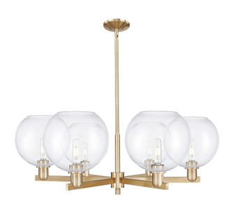 Athens - 6 Light - 40 inch - Champagne Bronze - Stem hung - Chandelier (3442|716-6CR-CB-G122-10)