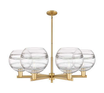 Rochester - 6 Light - 40 inch - Brushed Brass - Stem hung - Chandelier (3442|716-6CR-BB-G556-10CL)
