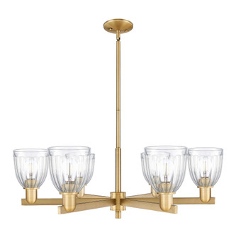 Brookfield - 6 Light - 36 inch - Brushed Brass - Stem hung - Chandelier (3442|716-6CR-BB-G442)