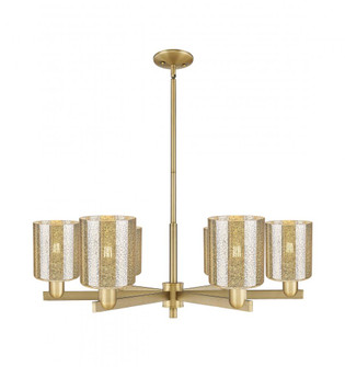 Cobbleskill - 6 Light - 35 inch - Brushed Brass - Stem hung - Chandelier (3442|716-6CR-BB-G116)
