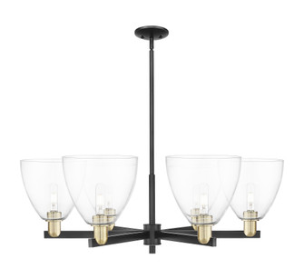 Bristol - 6 Light - 39 inch - Black Antique Brass - Stem hung - Chandelier (3442|716-6CR-BAB-GBD-92)