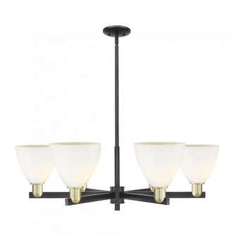 Bristol - 6 Light - 37 inch - Black Antique Brass - Stem hung - Chandelier (3442|716-6CR-BAB-GBD-751)