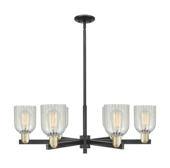 Caledonia - 6 Light - 35 inch - Black Antique Brass - Stem hung - Chandelier (3442|716-6CR-BAB-G2511)