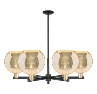 Athens - 6 Light - 40 inch - Black Antique Brass - Stem hung - Chandelier (3442|716-6CR-BAB-G128-10)