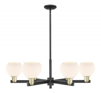 Athens - 6 Light - 36 inch - Black Antique Brass - Stem hung - Chandelier (3442|716-6CR-BAB-G121-6)