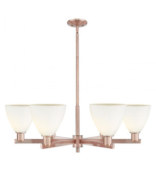 Bristol - 6 Light - 37 inch - Antique Copper - Stem hung - Chandelier (3442|716-6CR-AC-GBD-751)