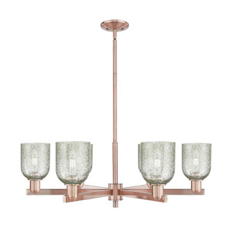 Caledonia - 6 Light - 35 inch - Antique Copper - Stem hung - Chandelier (3442|716-6CR-AC-G259)