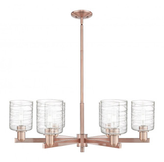 Cobbleskill - 6 Light - 35 inch - Antique Copper - Stem hung - Chandelier (3442|716-6CR-AC-G1113)