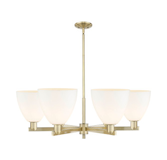 Bristol - 6 Light - 39 inch - Antique Brass - Stem hung - Chandelier (3442|716-6CR-AB-GBD-91)