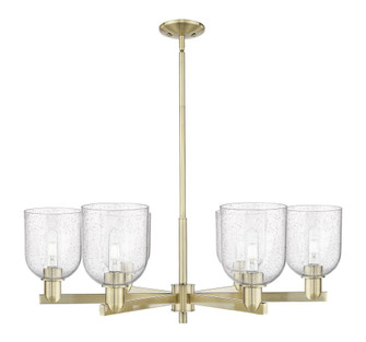 Bella - 6 Light - 35 inch - Antique Brass - Stem hung - Chandelier (3442|716-6CR-AB-G558-6SDY)