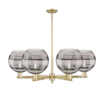 Rochester - 6 Light - 40 inch - Antique Brass - Stem hung - Chandelier (3442|716-6CR-AB-G556-10SM)