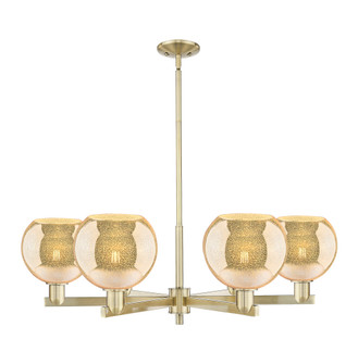 Athens - 6 Light - 38 inch - Antique Brass - Stem hung - Chandelier (3442|716-6CR-AB-G128-8)