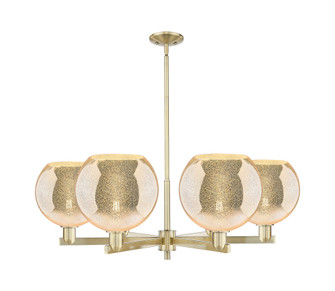 Athens - 6 Light - 40 inch - Antique Brass - Stem hung - Chandelier (3442|716-6CR-AB-G128-10)