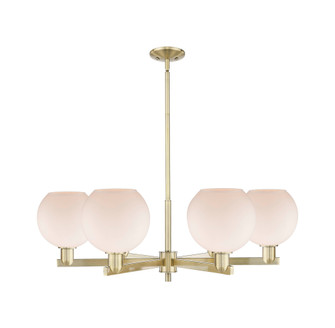 Athens - 6 Light - 38 inch - Antique Brass - Stem hung - Chandelier (3442|716-6CR-AB-G121-8)