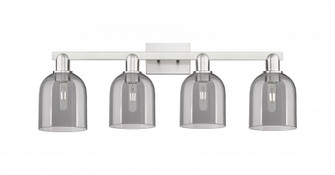 Bella - 4 Light - 33 inch - Brushed Satin Nickel - Bath Vanity Light (3442|716-4W-SN-G558-6SM)