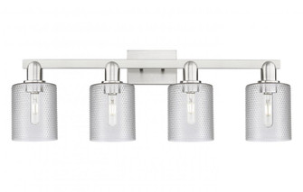 Cobbleskill - 4 Light - 32 inch - Brushed Satin Nickel - Bath Vanity Light (3442|716-4W-SN-G112)
