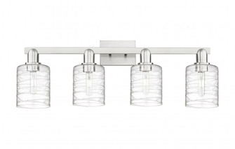 Cobbleskill - 4 Light - 32 inch - Brushed Satin Nickel - Bath Vanity Light (3442|716-4W-SN-G1113)