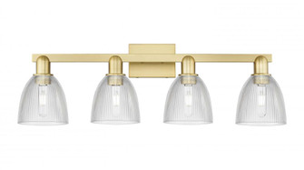 Castile - 4 Light - 33 inch - Satin Gold - Bath Vanity Light (3442|716-4W-SG-G382)