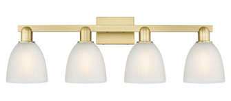 Castile - 4 Light - 33 inch - Satin Gold - Bath Vanity Light (3442|716-4W-SG-G381)