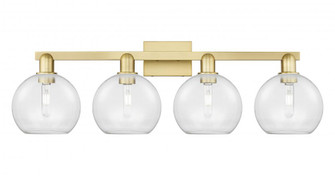 Athens - 4 Light - 35 inch - Satin Gold - Bath Vanity Light (3442|716-4W-SG-G122-8)