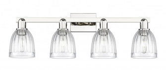 Brookfield - 4 Light - 33 inch - Polished Nickel - Bath Vanity Light (3442|716-4W-PN-G442)