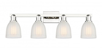 Brookfield - 4 Light - 33 inch - Polished Nickel - Bath Vanity Light (3442|716-4W-PN-G441)