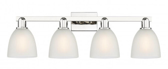 Castile - 4 Light - 33 inch - Polished Nickel - Bath Vanity Light (3442|716-4W-PN-G381)