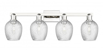 Salina - 4 Light - 33 inch - Polished Nickel - Bath Vanity Light (3442|716-4W-PN-G292)