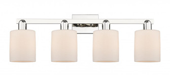 Cobbleskill - 4 Light - 32 inch - Polished Nickel - Bath Vanity Light (3442|716-4W-PN-G111)