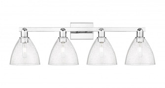 Bristol - 4 Light - 35 inch - Polished Chrome - Bath Vanity Light (3442|716-4W-PC-GBD-754)