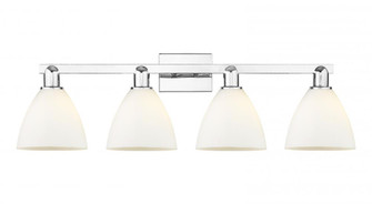 Bristol - 4 Light - 35 inch - Polished Chrome - Bath Vanity Light (3442|716-4W-PC-GBD-751)