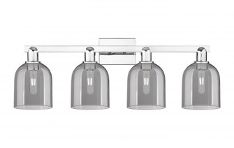 Bella - 4 Light - 33 inch - Polished Chrome - Bath Vanity Light (3442|716-4W-PC-G558-6SM)