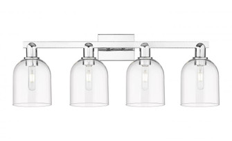 Bella - 4 Light - 33 inch - Polished Chrome - Bath Vanity Light (3442|716-4W-PC-G558-6CL)