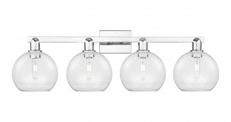 Athens - 4 Light - 35 inch - Polished Chrome - Bath Vanity Light (3442|716-4W-PC-G122-8)