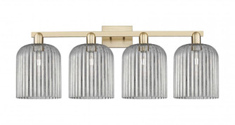 Bridal Veil - 4 Light - 35 inch - Champagne Bronze - Bath Vanity Light (3442|716-4W-CB-G559-8SM)