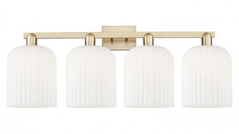 Bridal Veil - 4 Light - 35 inch - Champagne Bronze - Bath Vanity Light (3442|716-4W-CB-G559-8GWH)