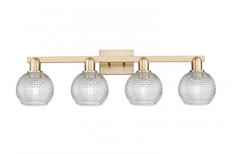 Athens - 4 Light - 33 inch - Champagne Bronze - Bath Vanity Light (3442|716-4W-CB-G122C-6CL)