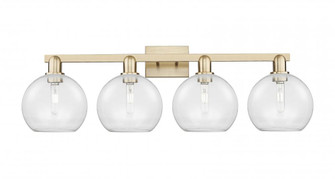 Athens - 4 Light - 35 inch - Champagne Bronze - Bath Vanity Light (3442|716-4W-CB-G122-8)