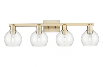Athens - 4 Light - 33 inch - Champagne Bronze - Bath Vanity Light (3442|716-4W-CB-G122-6)