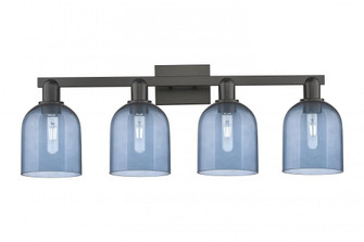 Bella - 4 Light - 33 inch - Matte Black - Bath Vanity Light (3442|716-4W-BK-G558-6BL)