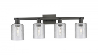 Cobbleskill - 4 Light - 32 inch - Matte Black - Bath Vanity Light (3442|716-4W-BK-G112)