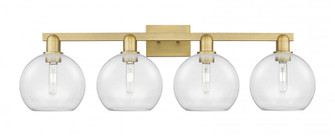 Athens - 4 Light - 35 inch - Brushed Brass - Bath Vanity Light (3442|716-4W-BB-G122-8)