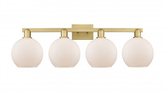 Athens - 4 Light - 35 inch - Brushed Brass - Bath Vanity Light (3442|716-4W-BB-G121-8)