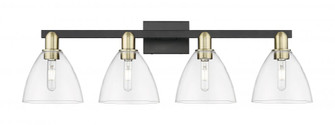 Bristol - 4 Light - 35 inch - Black Antique Brass - Bath Vanity Light (3442|716-4W-BAB-GBD-752)