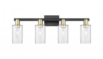 Clymer - 4 Light - 31 inch - Black Antique Brass - Bath Vanity Light (3442|716-4W-BAB-G802)