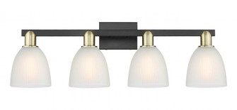 Castile - 4 Light - 33 inch - Black Antique Brass - Bath Vanity Light (3442|716-4W-BAB-G381)