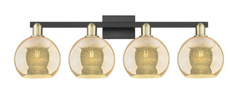 Athens - 4 Light - 35 inch - Black Antique Brass - Bath Vanity Light (3442|716-4W-BAB-G128-8)